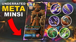 UNDERRATED META " MINSITTHAR "  ULTRA BURST BUILD | MOBILE LEGENDS