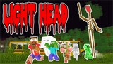 Monster School : Light Head Vs Siren Head Rip Light Head - Minecraft Animation