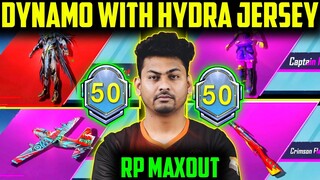 Dynamo Gaming With Hydra Jersey First Royal Pass Maxout Bgmi Pubg Mobile @Dynamo Gaming