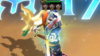 Aphelios: "Có vấn đề gì với lá bài 5 tiền yếu nhất vậy? Hôm nay tôi sẽ đấu 1v9!"