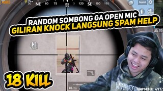 RANDOM SOMBONG GA OPEN MIC, PAS KNOCK MALAH SPAM HELP