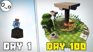 Tôi Sinh Tồn 100 Ngày Trong Minecraft 1 Block Extreme Siêu Khó!