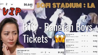 BTS LA CONCERT Tickets SOFI STADIUM LA, NOV2021| Ang mahal mga besh! Kaloka #bts #btsconcerttickets
