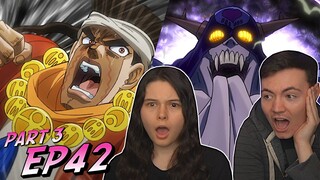 Jojo's Bizarre Adventure Part 3 Ep 42 REACTION & REVIEW!!