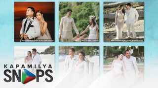 Check out the romantic beach weddings of these famous celebrities | Kapamilya Snaps