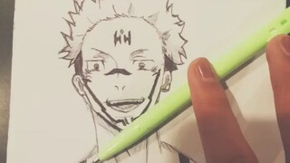 sekian lama belajar gambar anime