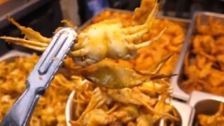 กรุบกริบจริงๆ!! ไก่ปรุงรสหวานเกาหลีและลูกปู