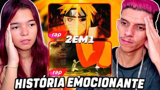 React | Minato e Naruto - A CANÇÃO DE PAI E FILHO | Naruto e Kurama Boruto - NOSSO ADEUS | NERD HITS