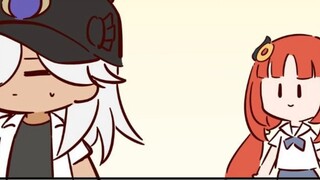 [Genshin Impact High School] Ying-san is acting weird lately?