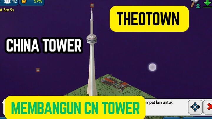 TheoTown Indonesia - membangun CN Tower menjulang tinggi