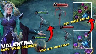 NEW HERO VALENTINA IS HERE! | COPY THE ENEMY HEROES! | NO TANK? COPY THEIR TANK! | MOBILE LEGENDS