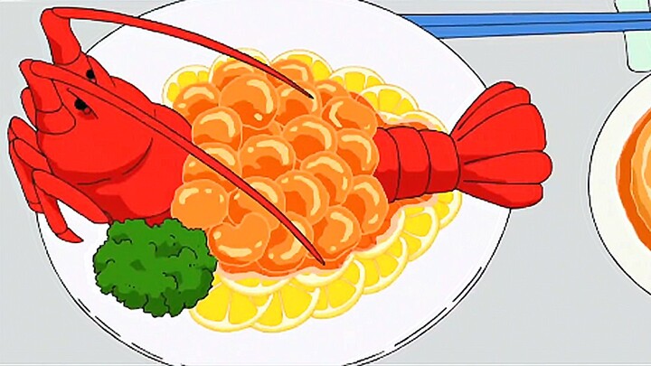 "The bright red lobster is soaked in broth, the meat is tender and the taste is rich and layered. Th