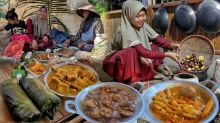 Masak TIGA Wajan MENU Favorit, MAKANnya di Tengah Sawah, Ah.. NIKMATnya Tak Terkira