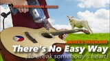 Theres No Easy Way To Break Somebodys Heart JAMES INGRAM Instrumental guitar karaoke cover w/ lyrics