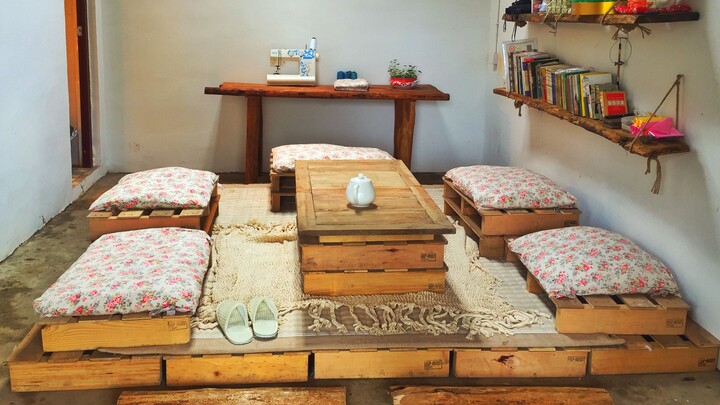 Spend one month to renovate a rural house