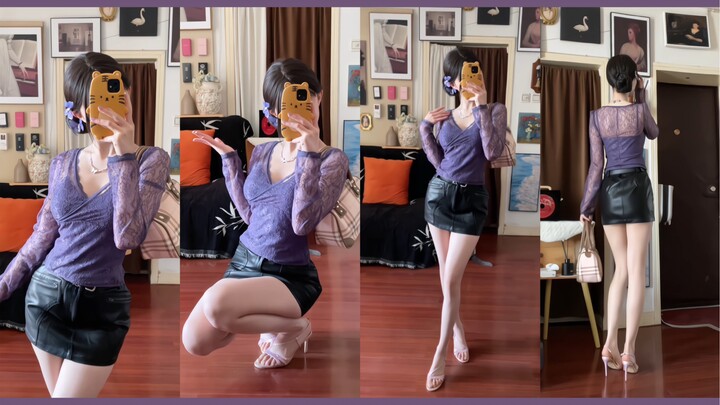 Warna ungu sangat cocok dengan kakak