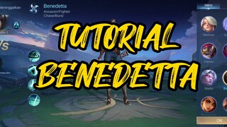 Tutorial hero mlbb Benedetta + Build tersakit