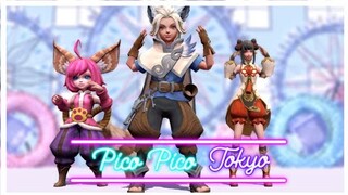 「 MMD Mobile Legends 」ぴこぴこ東京 Pico Pico Tokyo (Nana, Harith, Lolita)