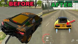 funny🤣rebuilding abandoned audi r8 V10 car parking multiplayer roleplay new update 2021