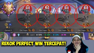 REKOR PERFECT WIN MYTHICAL GLORY TERCEPAT DI PATCH INI! | Magic Chess Indonesia