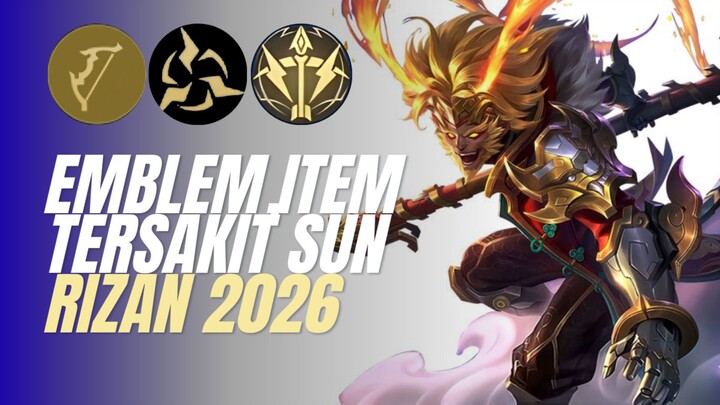 META BARU SUN 2026?! Emblem Marksman Full Crit EXP Tersakit | Mobile Legends