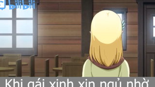 Khi gái xinh xin ngủ nhờ #anime #schooltime