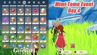Mimi Tomo Event Day 4 Gameplay Guide - 4th Furnishing Reward - Genshin Impact