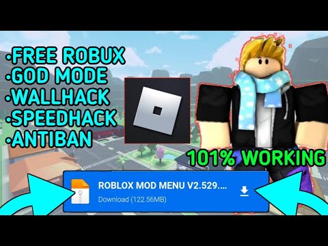 Roblox Mod Menu, v2.531.422, ✓Free Robux, God Mode, Speedhack