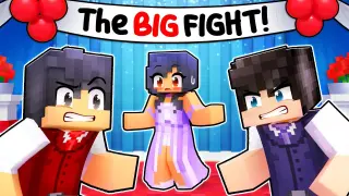 The BIG FIGHT at PROM In Minecraft!