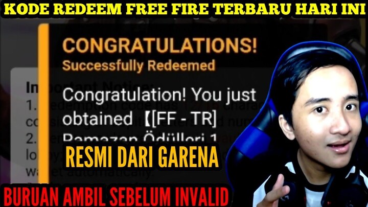 KODE REDEEM FF TERBARU APRIL 2022 HARI INI RESMI DARI GARENA ! - FREE FIRE INDONESIA