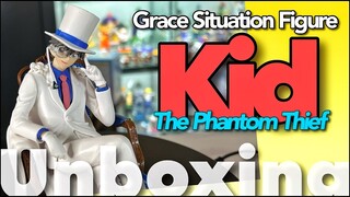 DETECTIVE CONAN GRACE SITUATION FIGURE - KID THE PHANTOM THIEF - ANIME TOY UNBOXING REVIEW - SEGA
