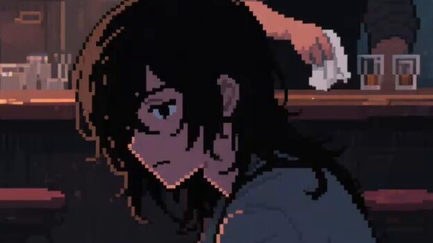 The long-haired man's joke: "One person"