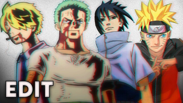 Anime Mix 「EDIT」 TEAMWORK - Zoro & Sanji x Naruto & Sasuke