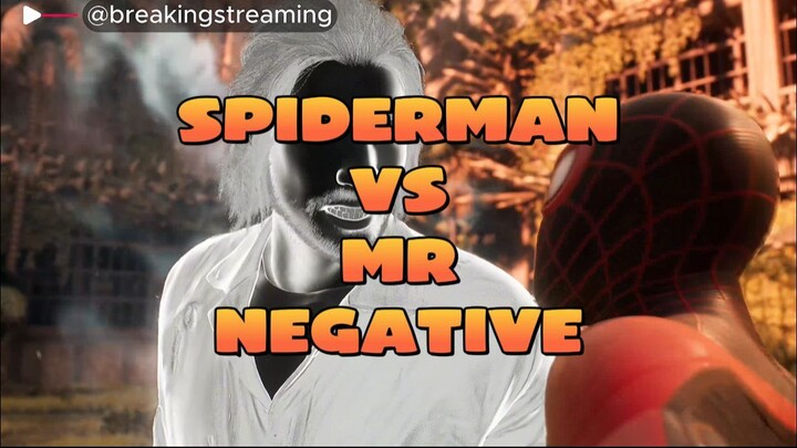 SPIDERMAN VS MR NEGATIVE  4K GRAFICOS EN ULTRA #spiderman2  #pcgaming #pcgamer #steam