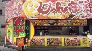 #Ẩm thực Nhật Bản #Vlog1.Món ăn đường phố ở Nhật-Okonomiyaki,Takoyaki.