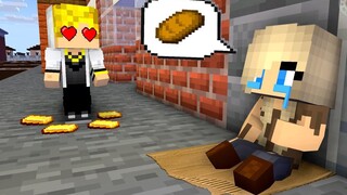 POOR CUTE GIRL LOVE RICH BOY - แอนิเมชั่น Minecraft - Monster School