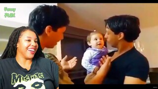 Funny Babies Confused by Twin Parents Compilation | Reaction