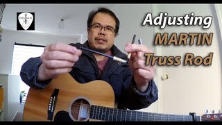Martin Acoustic Guitar Truss Rod Adjustment DIY