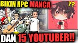 BIKIN NPC MANCA DAN 15 YOUTUBER LAINNYA DI GAME GUA!! - Gamedev Youtuber Simulator #25