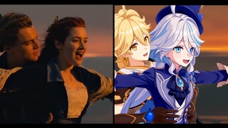 [Video perbandingan] Titanic, tapi dengan Fufu~
