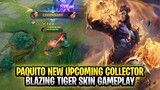 Paquito New Upcoming Collector Skin Blazing Tiger Gameplay | Mobile Legends: Bang Bang