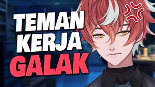 【ROLEPLAY】Terjebak di kantor bersama teman kerja kamu yang TSUNDERE (Kisses, Spicy & Insult)