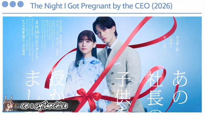 𝑇ℎ𝑒 𝑁𝑖𝑔ℎ𝑡 𝐼 𝐺𝑜𝑡 𝑃𝑟𝑒𝑔𝑛𝑎𝑛𝑡 𝑏𝑦 𝑡ℎ𝑒 𝐶𝐸𝑂 (2026) 𝐸𝑝.01 𝑆𝑈𝐵 𝐼𝑁𝐷𝑂