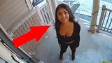 WEIRD THINGS CAUGHT ON SECURITY CAMERAS!