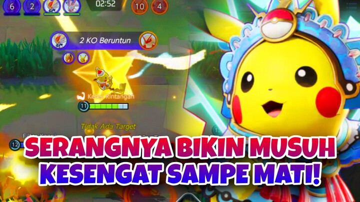 PIKACHU INI BIKIN MUSUH KESENGAT SAMPE GOSONG! - Pokemon Unite Moments