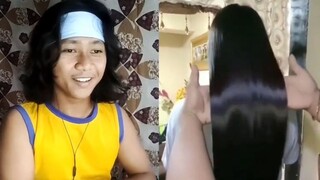 SOBRANG GANDA NG BUHOK PERO AYAW PAKITA NG MUKA