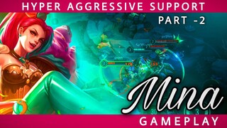 Hyper Aggressive Support Gameplay | Part - 2 | Mina | AoV | CoT | Arena of Valor | Clash of Titans