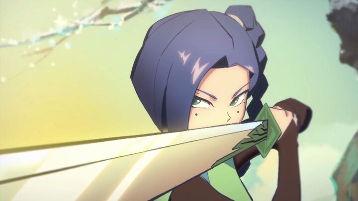 The old father recognized Thirteen, taught him swordsmanship, and the father and daughter reconciled