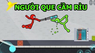 Cuộc Chiến Người Que Đỏ Và Vàng Cầm Rìu, Súng, Kiếm Ánh Sáng - DUEL STICKMAN  - Top Game Android Ios