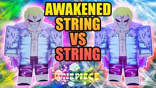 Awakened String vs String Fruit Full Showcase in A One Piece Game